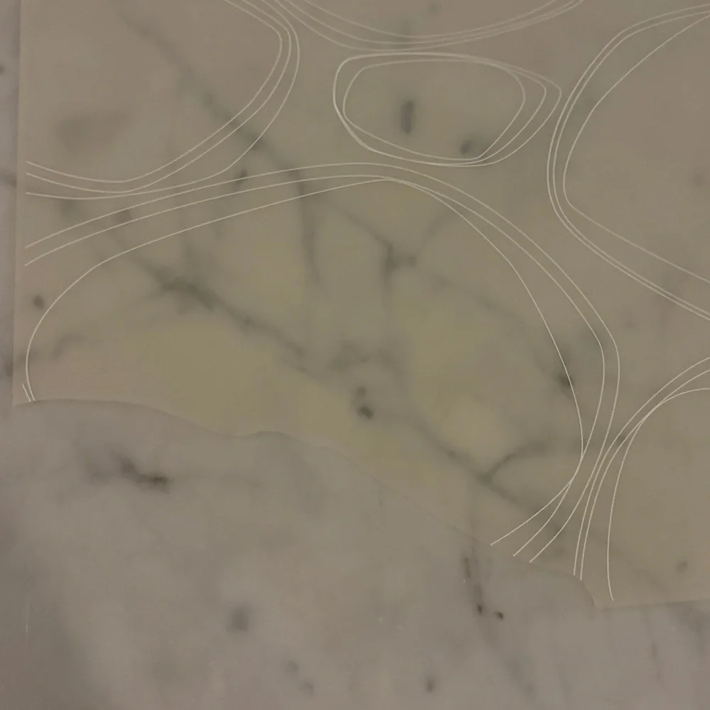 Silicone hand silk-screened placemats and coasters by moderntwist